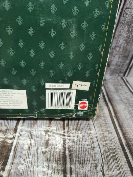 Barbie Yuletide Romance Doll 15621 Hallmark Special Edition Mattel 1996 Holiday - Picture 5 of 10